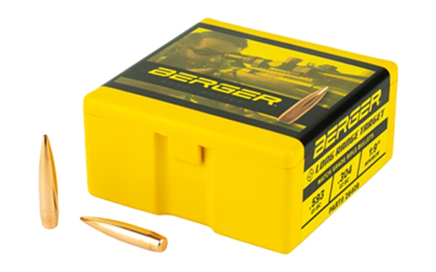 Picture of  Berger Bullets 26409 Target Match Grade 6.5Creedmoor 140Gr Tangent Long Range Boat Tail 100/Box 679459264099