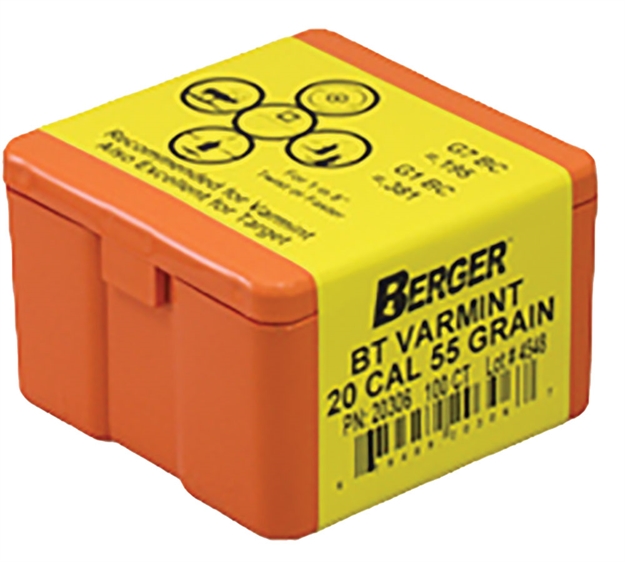 Picture of Berger 20Cal 55Gr Mth Var BT