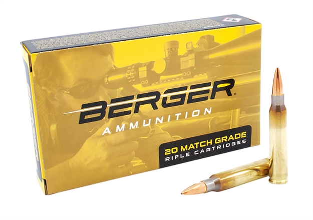 Picture of  Berger Bullets 23020 Target Rifle 223Rem 73Gr Boat Tail 20 Per Box/10 Case