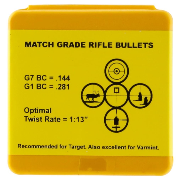 Picture of Berger BT Target Bullets, 6Mm 65 Grain 100 Count Box 24408 679459244084