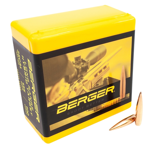 Picture of  Berger Bullets 25485 Hybrid Target Long Range 25Cal 135Gr 100/Box