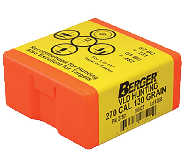 Picture of Vld Hunting 270Mm (0.277'') Vld Boat Tail Bullets 27501