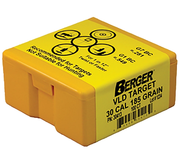 Picture of Berger 30Cal 185Gr Mth Tgt Vld