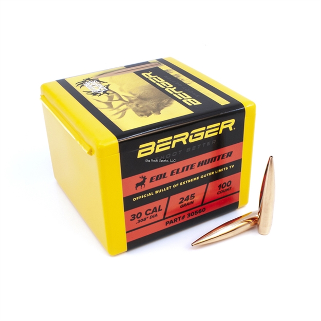 Picture of Berger Elite Hunter Bullets 30 Cal 245 GR 100 CT