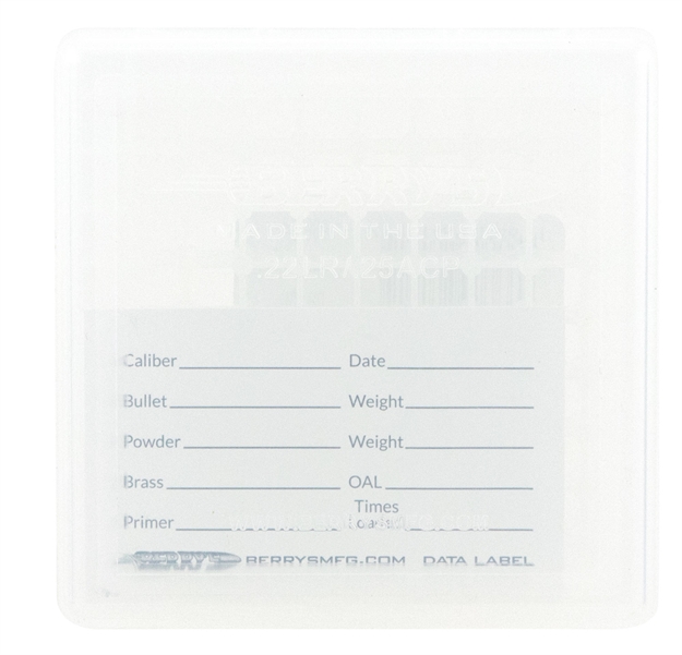 Picture of Berrys 00366 Ammo Box 22 Long Rifle Ammo Box 22Lr 1.054" Oal X .292" 100 RD Polypropylene Clear
