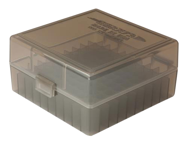 Picture of Berrys 05010 Ammo Box Rifle Ammunition Ammo Box .223/5.56Mm 2.30" Oal X .42" 100 RD Polypropylene Smoke