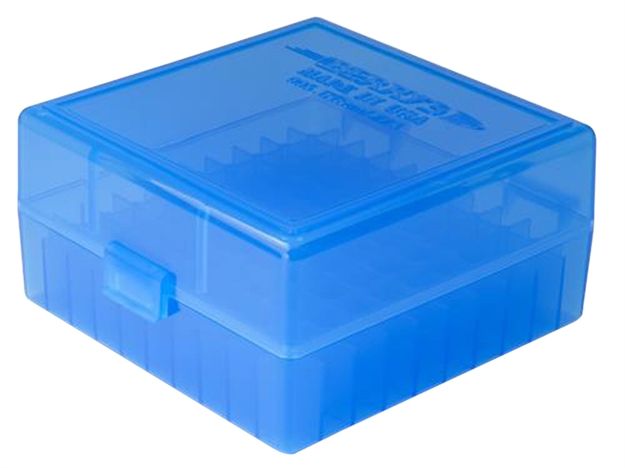 Picture of Berrys 05020 Ammo Box Rifle Ammunition Ammo Box .223/5.56Mm 2.30" Oal X .42" 100 RD Polypropylene Blue