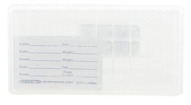 Picture of Berrys 40803 Ammo Box Handgun Ammunition Ammo Box .40/.45/10Mm 1.35" Oal X .48" 50 RD Polypropylene Clear