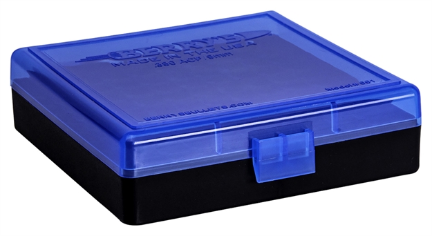 Picture of  Berry's 69874 Ammo Box  9Mm/380Acp Blue/Black Polypropylene 100Rd 711148698744