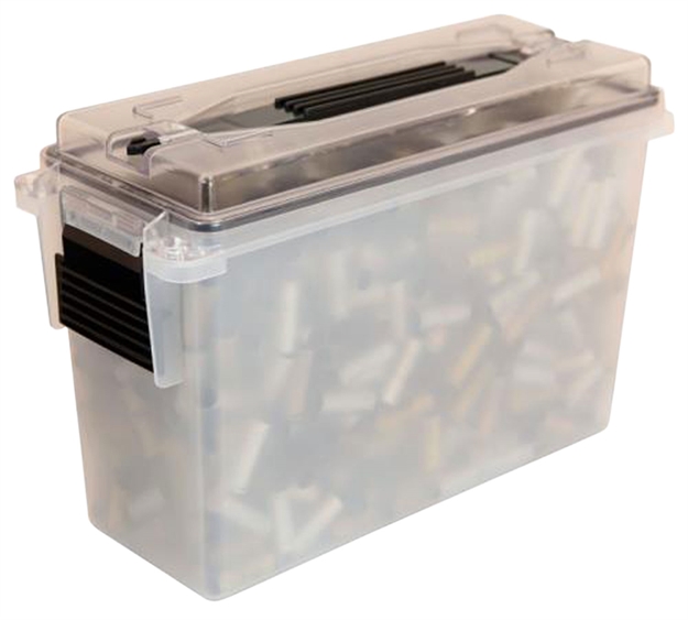 Picture of Berrys 91151 Ammo Can 40 Caliber Plastic 9.25" X 3.5" AT Base 6.75" X 3.75" AT Top Plastic Tan