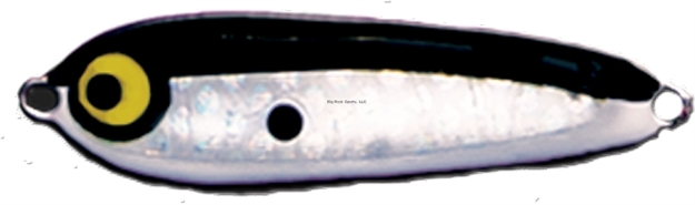 Picture of Berrys Threadfin Spoon, 3/4 Oz, Black Back/Silver Holo Form
