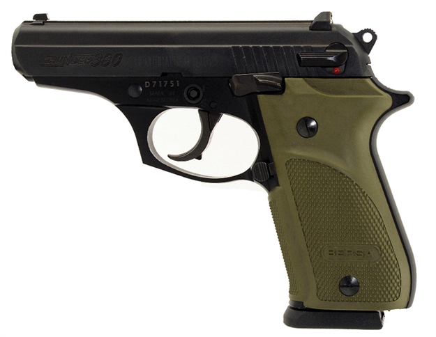 Picture of Bersa Thunder Combat Plus Semi-Auto Pistol, 380 Acp, 3.5" Bbl, Matte, Rubber Grips, 15+1 Rnd, D.A. T380PMC 091664904025