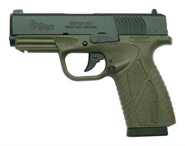 Picture of Bersa Bpcc Semi-Auto Pistol, 9Mm, 3.3" Bbl, Matte, OD Frame, Intergral Grip, 8+1 Rnd BP9ODCC