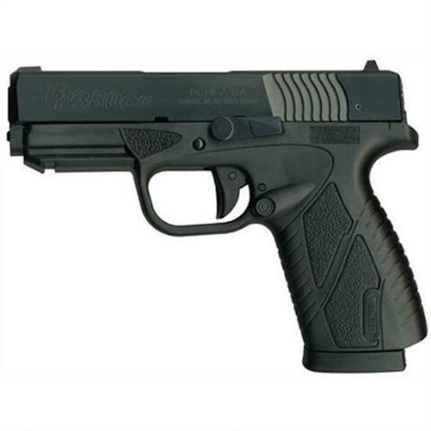 Picture of Bersa Bpcc Semi Auto Pistol 380 Acp, 3.3 In, Poly Grip, 8+1 Rnd, Sub Compact Blk Frame, DA BP380MCC 091664910934