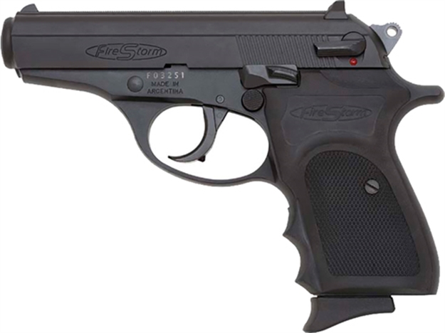 Picture of Bersa Firestorm Concealed Carry Semi Auto Pistol 380 Acp, 3.5 In, Rubber Grp, 7+1 Rnd, Blk Frame, Combat Trgr FS380M 091664950152
