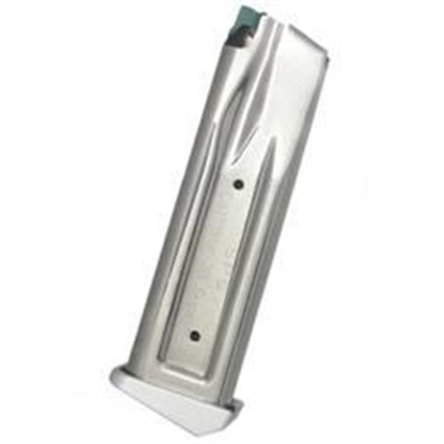 Picture of Sps Mha12045 Oem  Sps Pantera 13Rd 45 Acp, Silver W/ Aluminum Floor Plate MHA120-45