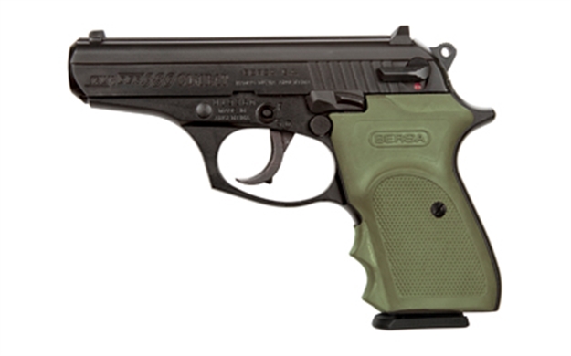 Picture of Bersa Thunder Combat Semi-Auto Pistol, 380 Acp, 3.5" Bbl, Matte, Olive Rubber Grips, 8+1 Rnd, D.A. T380MC 091664903677