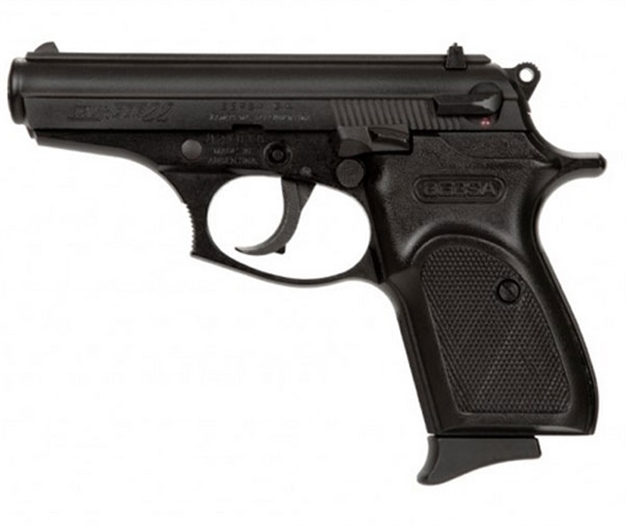 Picture of Bersa Thunder Semi Auto Pistol 22 Lr, 3.5 In, Poly Grp, 10+1 Rnd, Compact Blk Frame, Combat Trgr T22M 091664900225