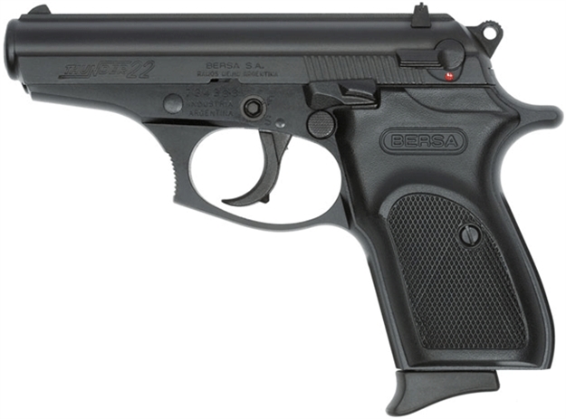 Picture of Bersa Thunder Semi-Auto Pistol, 22 Lr, 3.5" Bbl, Cerakote Nickel, Polymer Grips, 10+1 Rnd, D.A. T22NKL