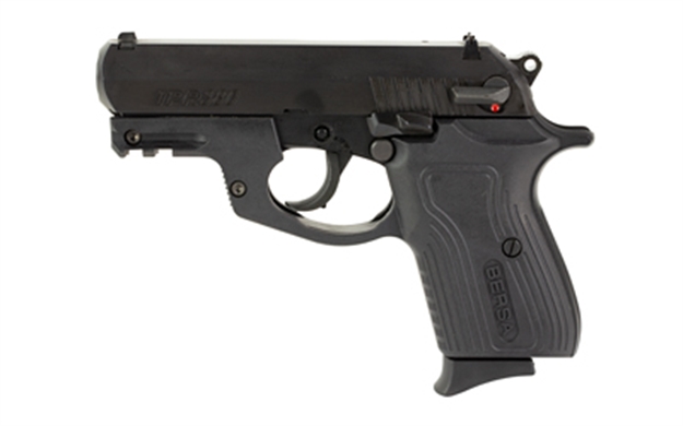 Picture of  Bersa Tpr380m Tpr  Compact Frame 380 Acp 8+1 3.50" Black Barrel, Matte Black Steel Serrated Slide, Matte Black Frame, Right Hand
