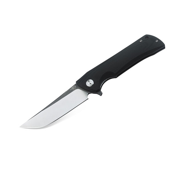 Picture of Bestech Paladin Folder 3.54 IN Blk Sw-Satin Plain Black G-10