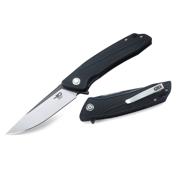 Picture of Bestech Spike Folder 3.75 IN Plain Black Nylon Handle