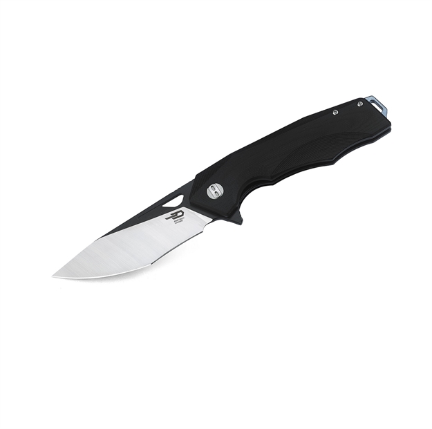 Picture of Bestech Toucan Folder Blk Sw-Satin Plain Black G-10 Handle