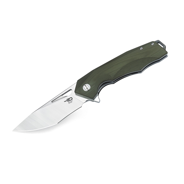 Picture of Bestech Toucan Folder Sw-Satin Plain Green G-10 Handle