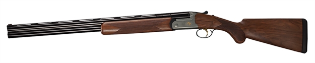Picture of  Bettinsoli Usa Bosl122822 Omega S Lite 12 Gauge Break Open 3" 2Rd 28" Blued 28" Vent Rib Barrel Stainless Engraved Stainless Receiver Walnut Wood Fixed Stock Ambidextrous Hand 196852031228