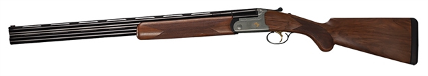 Picture of  Bettinsoli Usa Bosl202822 Omega S Lite 20 Gauge Break Open 3" 2Rd 28" Blued 28" Vent Rib Barrel Stainless Engraved Stainless Receiver Walnut Wood Fixed Stock Ambidextrous Hand