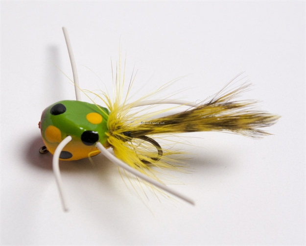 Picture of Betts Tackle Frugal Frog Fly Popper, Sz. 4, Assorted