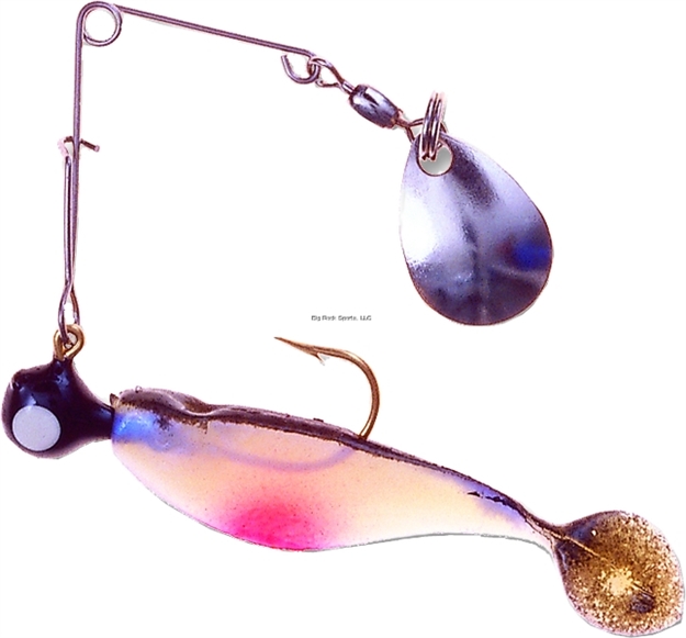 Picture of Betts Tackle Spin Pogy Shad , 2", 1/16 Oz, Clear Glitter, Floating