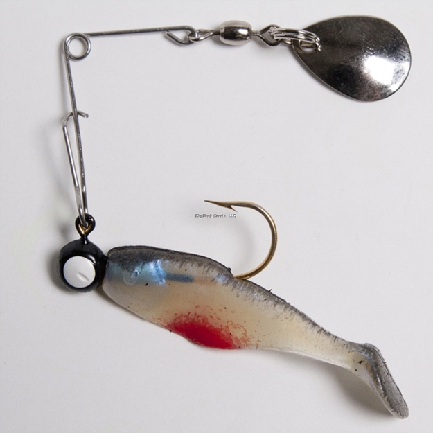 Picture of Betts Tackle Spin Pogy Shad , 3", 1/8 Oz, Pearl, Floating