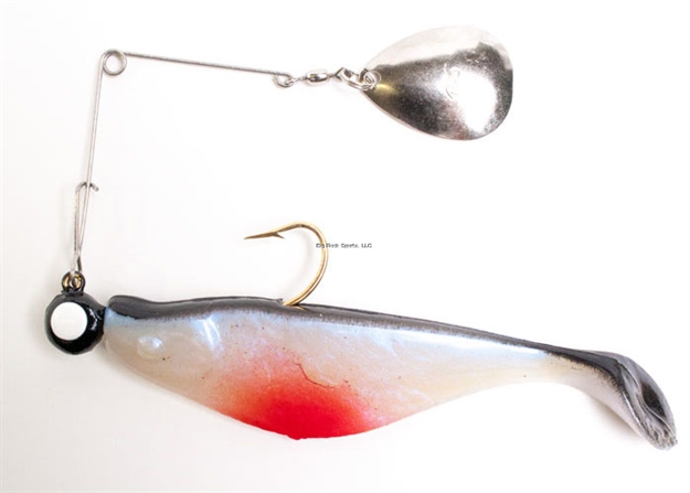 Picture of Betts Tackle Spin Pogy Shad , 4", 1/4 Oz, Pearl, Floating