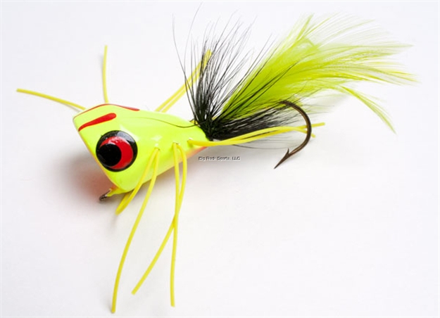 Picture of Betts Tackle Bug Fly Popper, Chartreuse/Black/Yellow