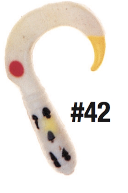 Picture of Betts Tackle Curltail 1/8 12Cd-Wht C'dog
