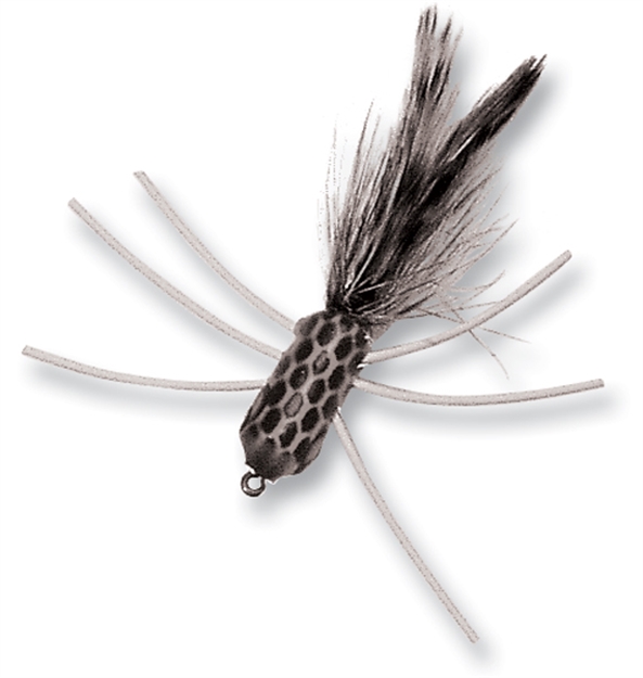 Picture of Betts Tackle Fly Shimmy Yel/Blk/Gry 12/Cd