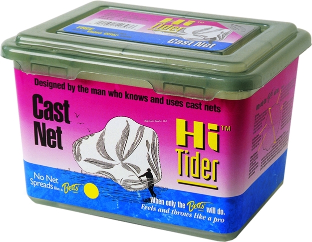 Picture of Betts Tackle HI Tider Mono Cast Net 9' 3/8" Mesh 3/4Lb Lead Per Ft, Boxed