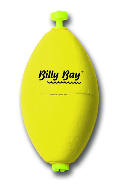 Picture of Betts Tackle HI Viz Rattle Weighted Snap ON Oval 2 1/2" Yellow 2 PC