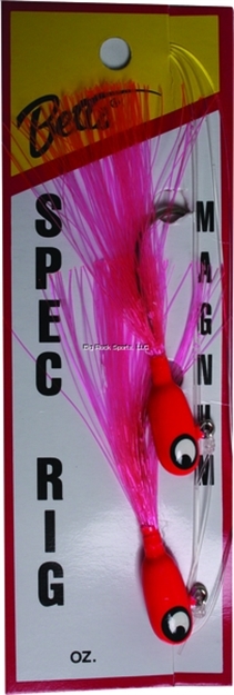 Picture of Betts Tackle Magnum Spec Rig , 1/4 Oz, Pink/Pink, 2/Pack