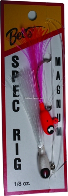 Picture of Betts Tackle Magnum Spec Rig , 1/8 Oz, White/Pink, 2/Pack