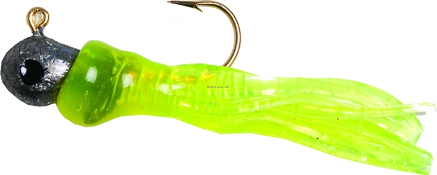 Picture of Betts Tackle Mini Tube Jig, 1/32 Oz, Chartreuse, 3/Pack