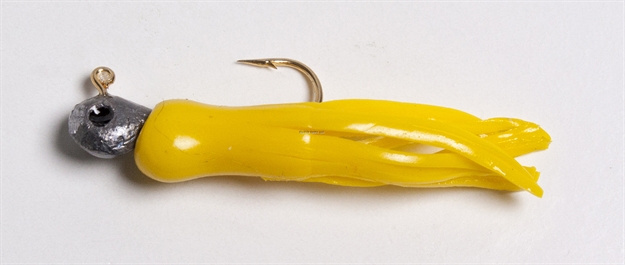 Picture of Betts Tackle Mini Tube Jig, 1/32 Oz, Yellow, 3/Pack