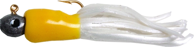 Picture of Betts Tackle Mini Tube Jig, 1/32 Oz, Yellow/Pearl, 3/Pack