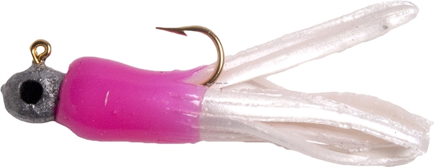 Picture of Betts Tackle Mini Tube Jig, 1/64 Oz, Pink/Pearl, 3/Pack