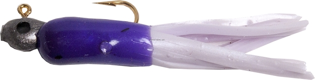 Picture of Betts Tackle Mini Tube Jig, 1/64 Oz, Purple/Pearl, 3/Pack