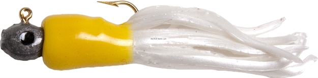 Picture of Betts Tackle Mini Tube Jig, 1/64 Oz, Yellow/Pearl, 3/Pack