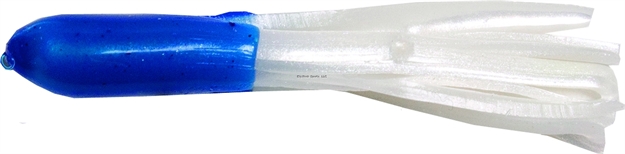 Picture of Betts Tackle Mini Tube Tail, 1 1/2", Blue/Pearl, 20/Pack