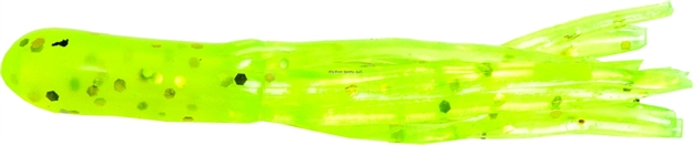 Picture of Betts Tackle Mini Tube Tail, 1 1/2", Chartreuse Glitter, 20/Pack