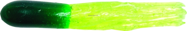 Picture of Betts Tackle Mini Tube Tail, 1 1/2", Green/Chartreuse, 20/Pack